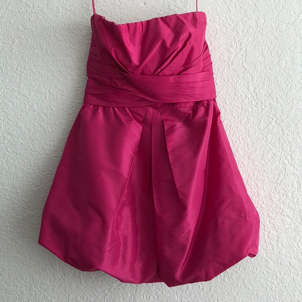 Hot pink cocktail dress